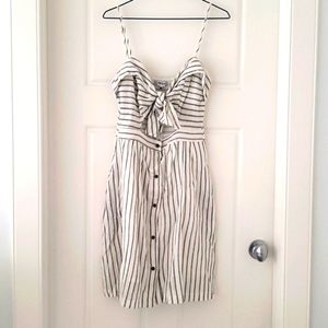 Front Tie Summer Dress